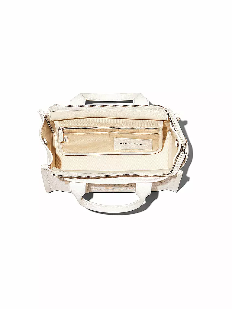 MARC JACOBS | Bolso de cuero - Bolso tote THE MEDIUM TOTE LEATHER | Blanco