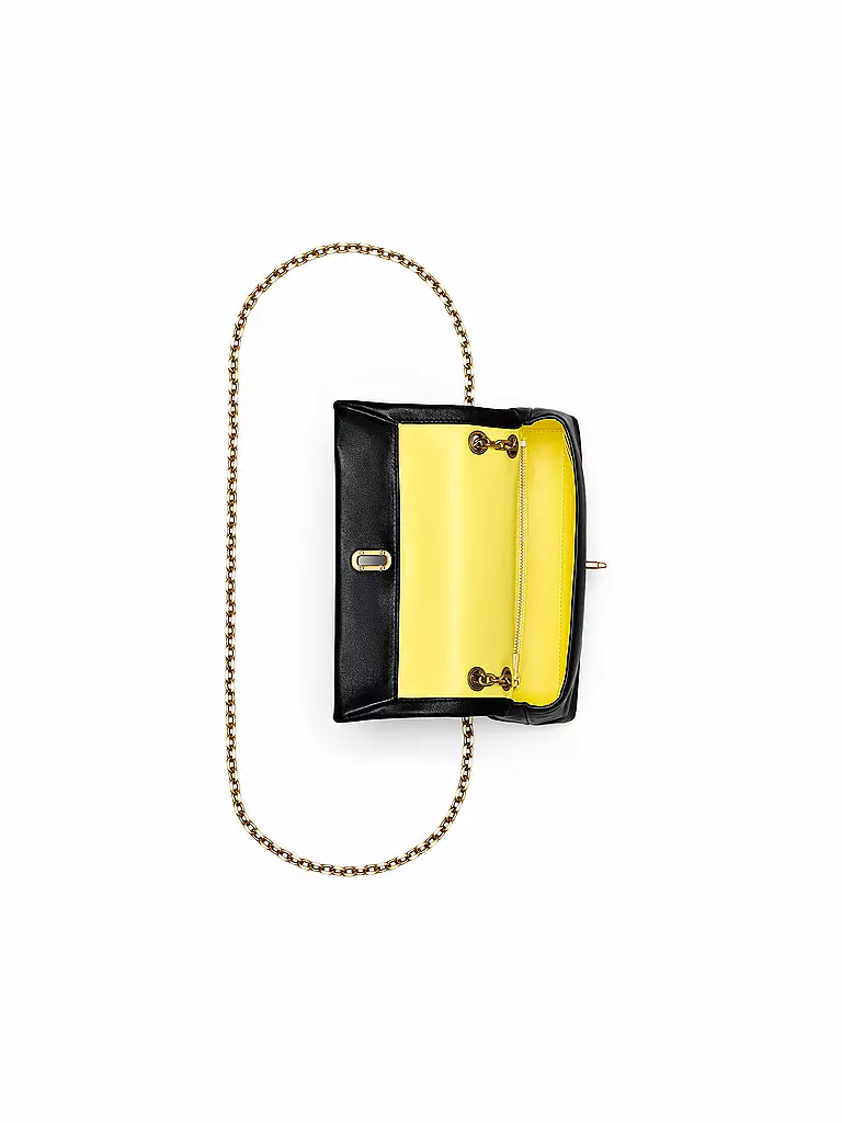 MARC JACOBS | Bolso de cuero - Mini Bag THE DUAL CHAIN WALLET | Negro