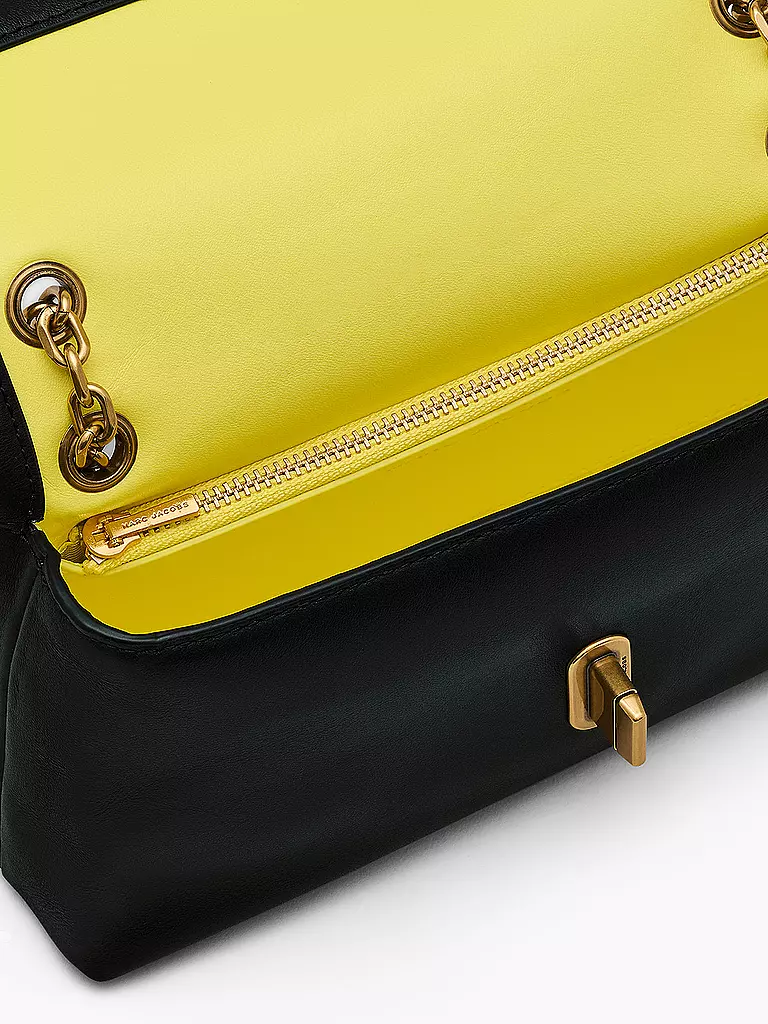 MARC JACOBS | Bolso de cuero - Mini Bag THE DUAL CHAIN WALLET | Negro
