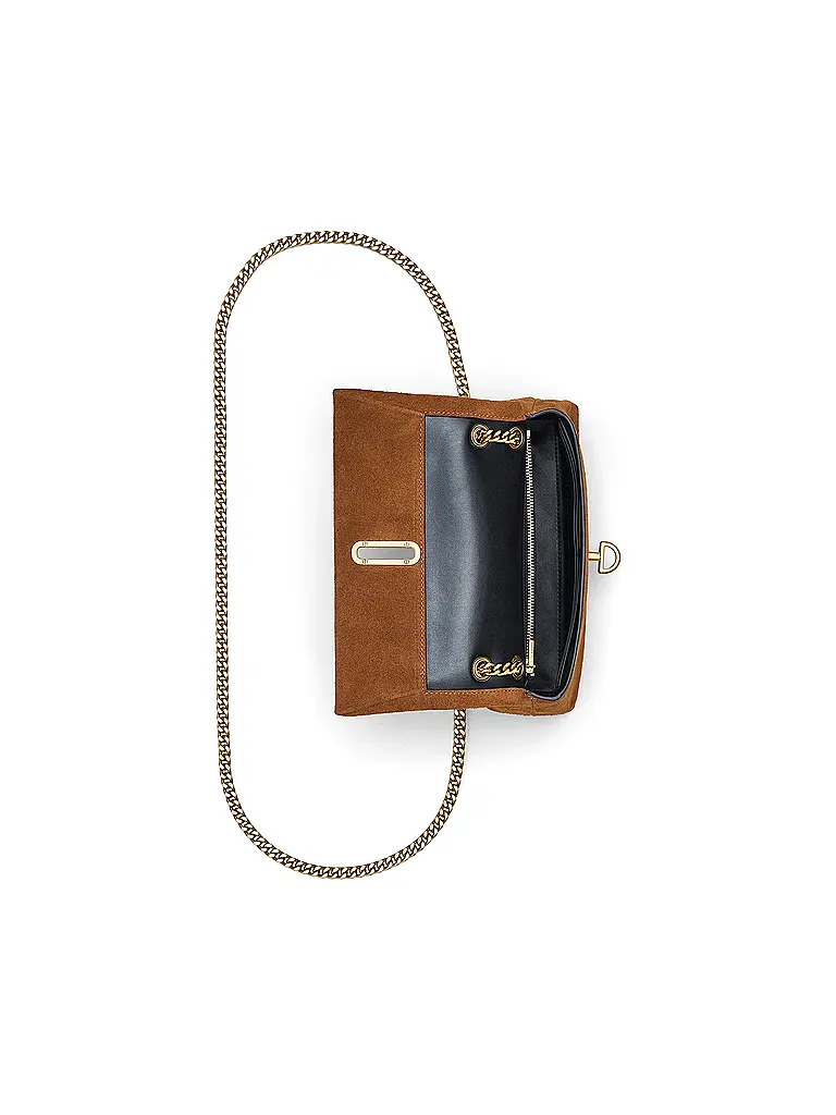 MARC JACOBS | Bolso de cuero - Mini Bag THE DUAL CHAIN | Camel