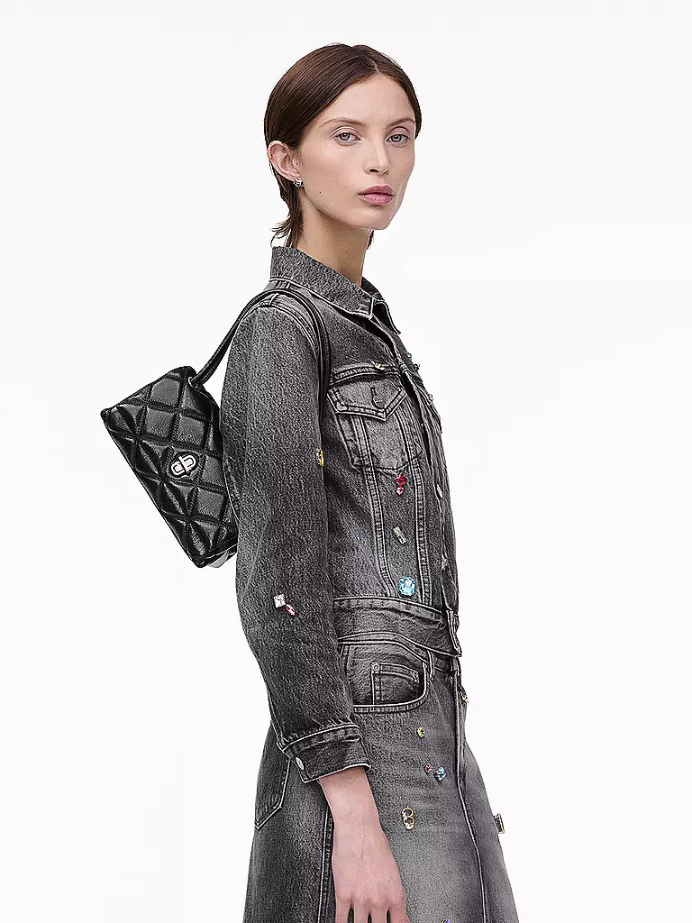 MARC JACOBS | Bolso de cuero - Mini Bag THE MINI DUAL | Negro