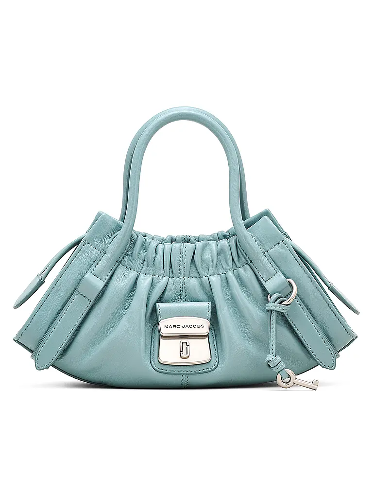 MARC JACOBS | Bolso de cuero - Mini Bolso THE SMALL SATCHEL | Azul claro