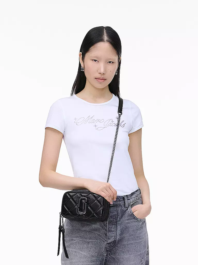 MARC JACOBS | Bolso de cuero - Mini Bolso THE SOFTSHOT | Negro