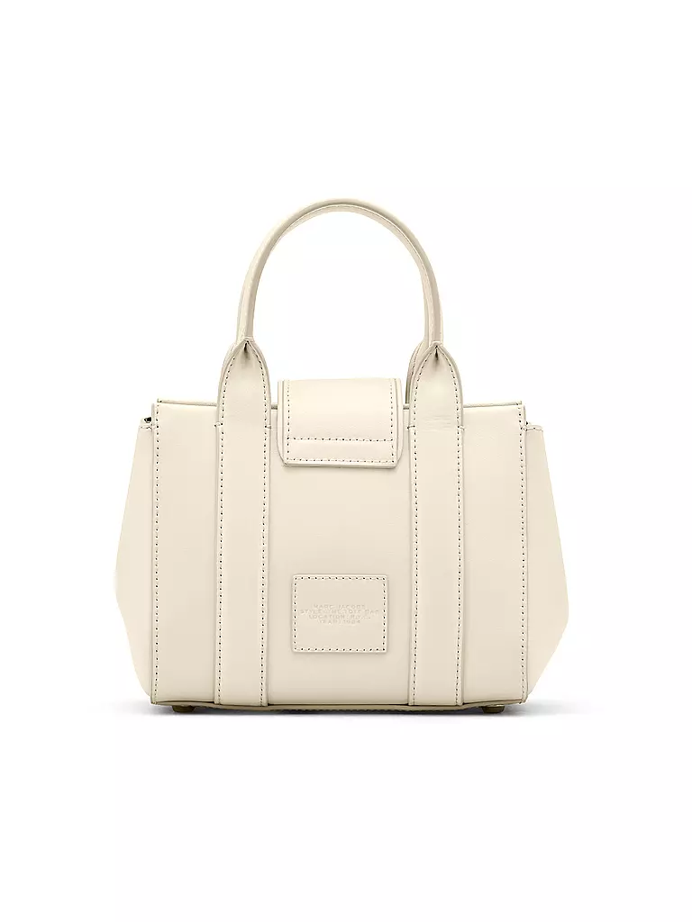 MARC JACOBS | Bolso de cuero - Mini Bolso THE TURNLOCK CROSSBODY TOTE | Blanco