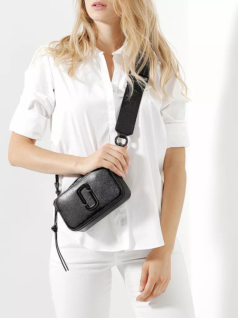 MARC JACOBS | Bolso de cuero - Minibolso THE SNAPSHOT | Negro