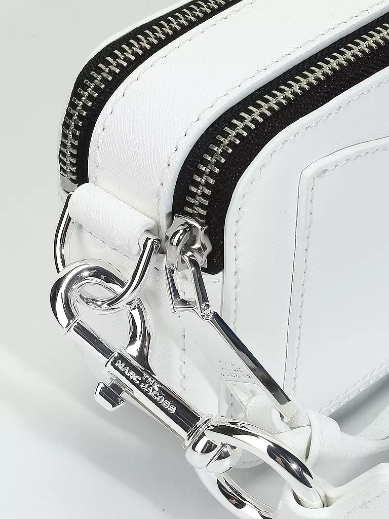 MARC JACOBS | Bolso de cuero - Minibolso THE SNAPSHOT | Blanco