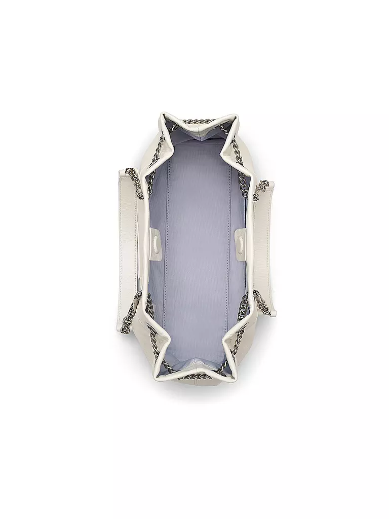 MARC JACOBS | Bolso de cuero - Shopper THE CHAIN SACK | Blanco