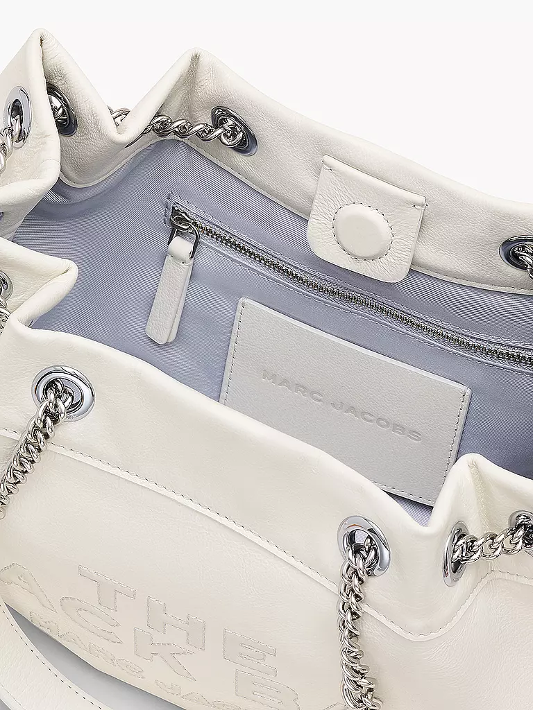 MARC JACOBS | Bolso de cuero - Shopper THE CHAIN SACK | Blanco