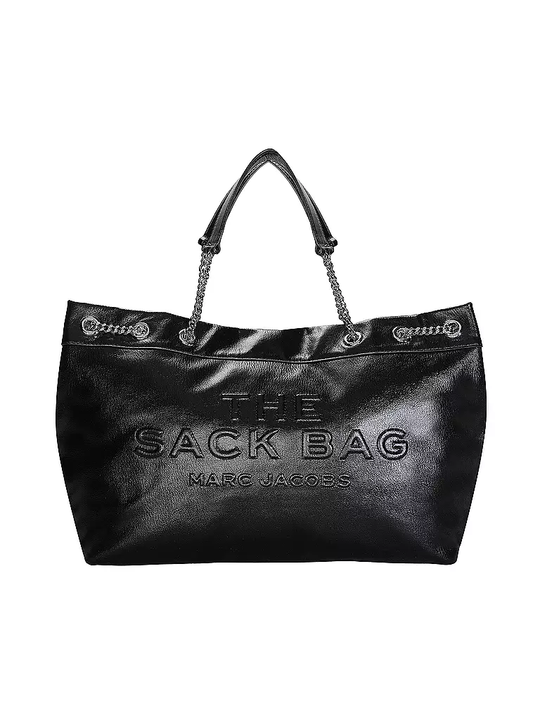 MARC JACOBS | Bolso de cuero - Shopper THE LARGE CHAIN SACK | Negro