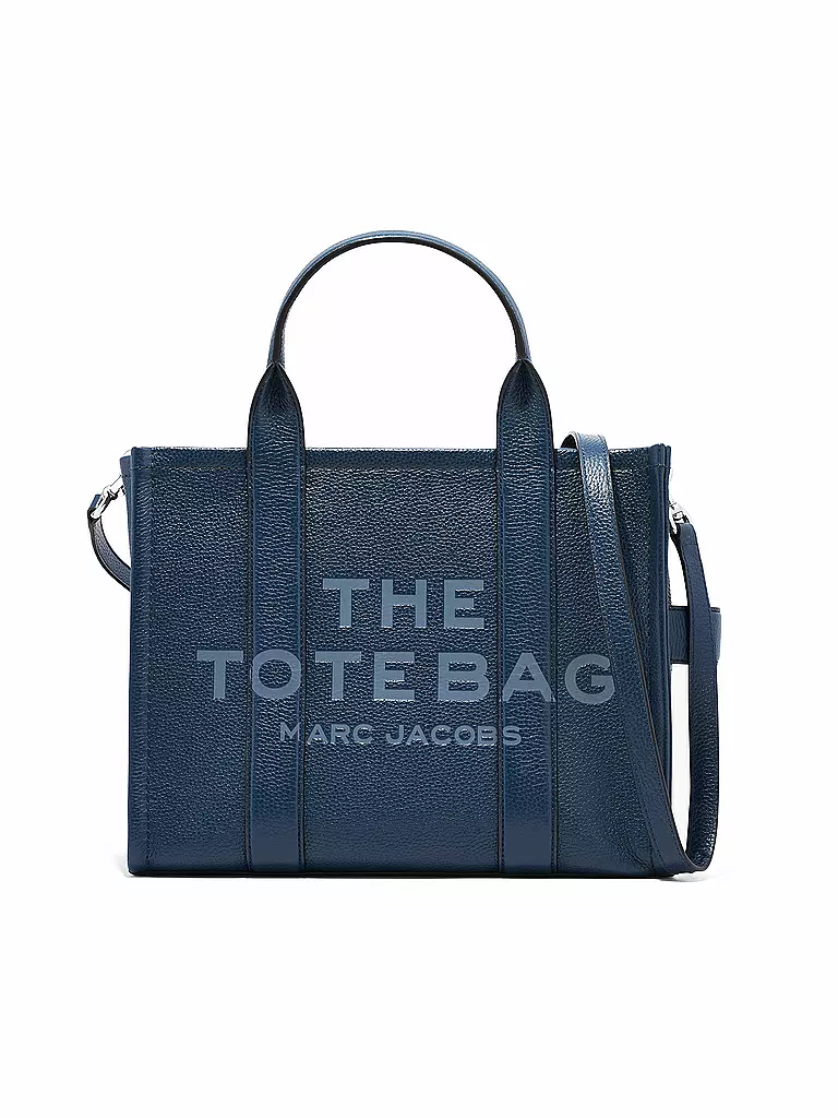 MARC JACOBS | Bolso de cuero - Tote Bag THE MEDIUM TOTE LEATHER | Azul