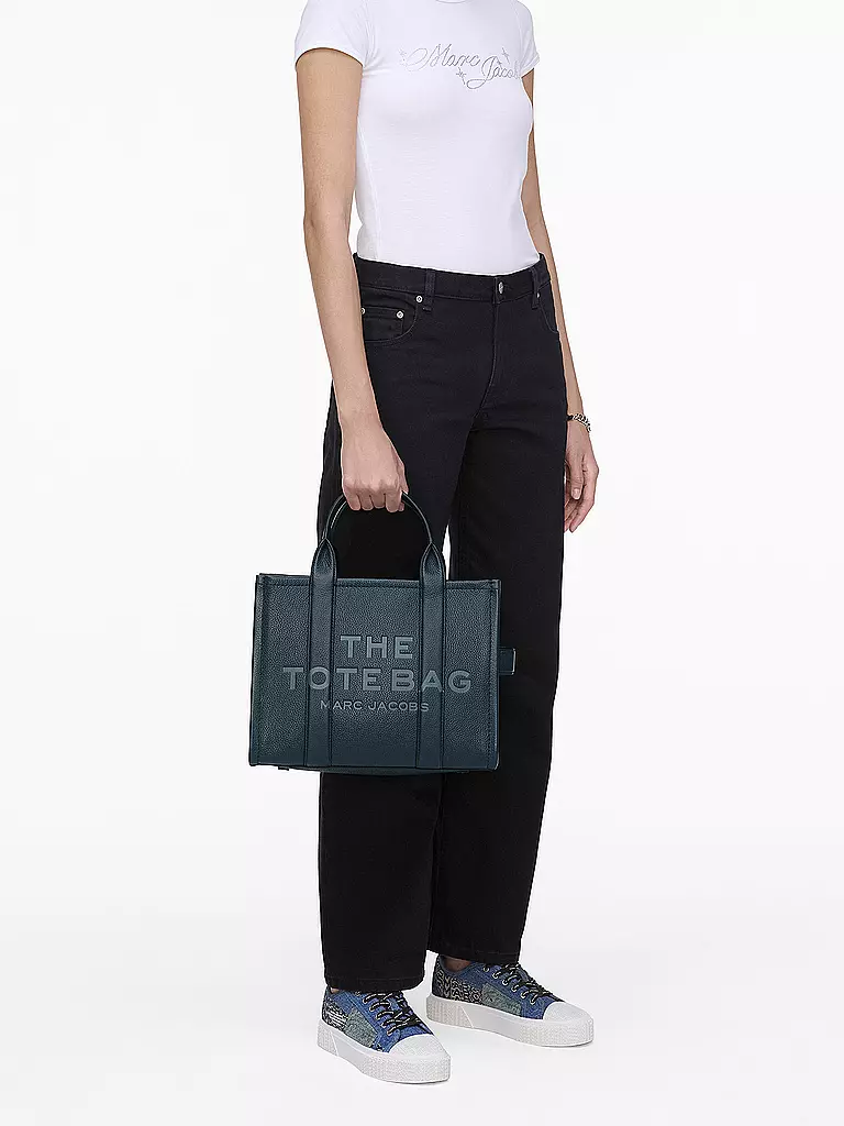 MARC JACOBS | Bolso de cuero - Tote Bag THE MEDIUM TOTE LEATHER | Azul