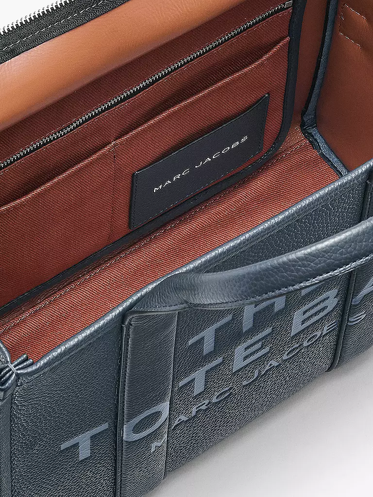 MARC JACOBS | Bolso de cuero - Tote Bag THE MEDIUM TOTE LEATHER | Azul