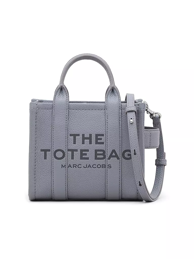 MARC JACOBS | Bolso de cuero - Tote Bag THE MINI TOTE | Gris