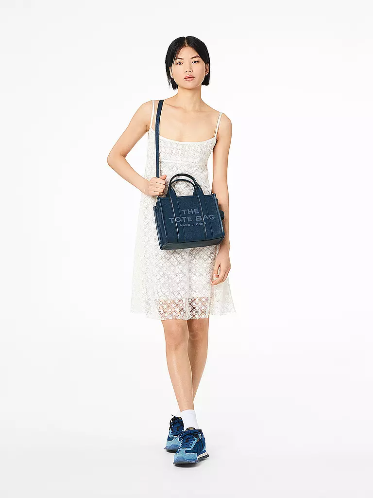MARC JACOBS | Bolso de cuero - Tote Bag THE SMALL TOTE LEATHER | Azul