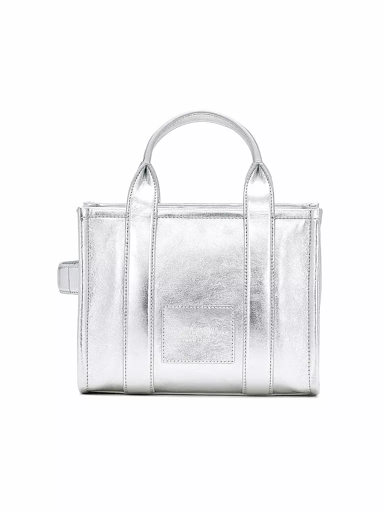 MARC JACOBS | Bolso de cuero - Tote Bag THE SMALL TOTE LEATHER | Plata