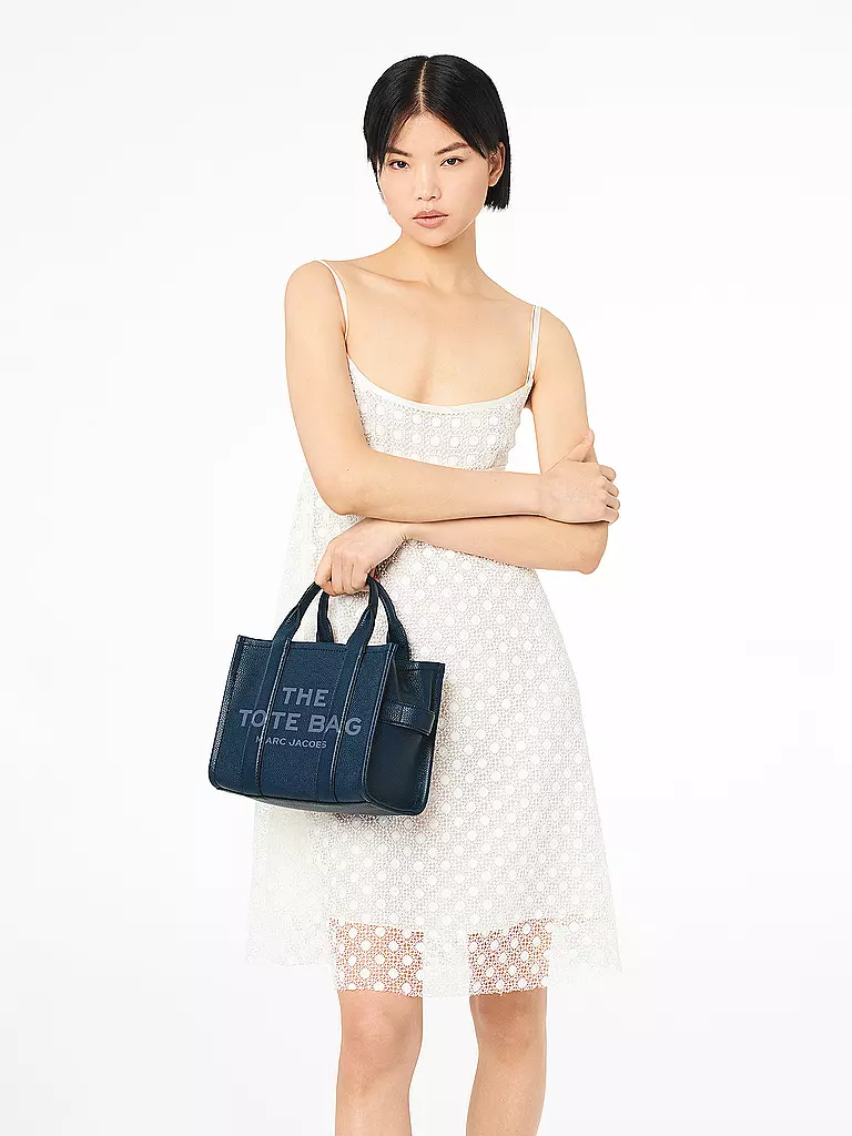 MARC JACOBS | Bolso de cuero - Tote Bag THE SMALL TOTE LEATHER | Azul