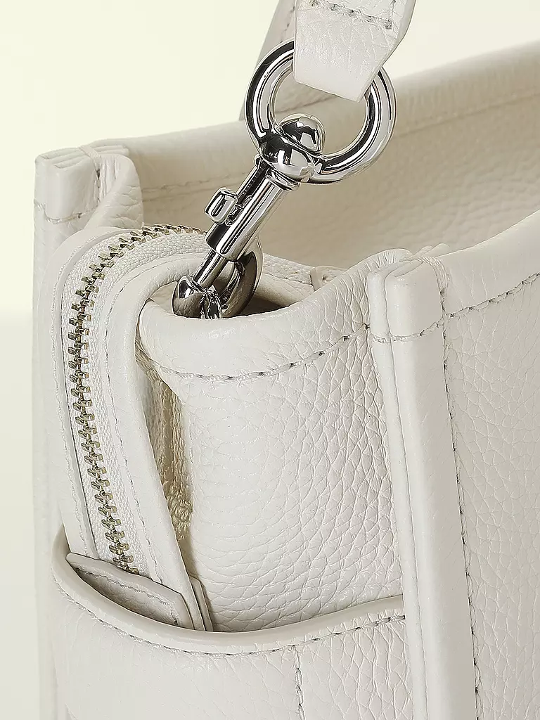 MARC JACOBS | Bolso de cuero - Tote Bag THE SMALL TOTE LEATHER | Blanco