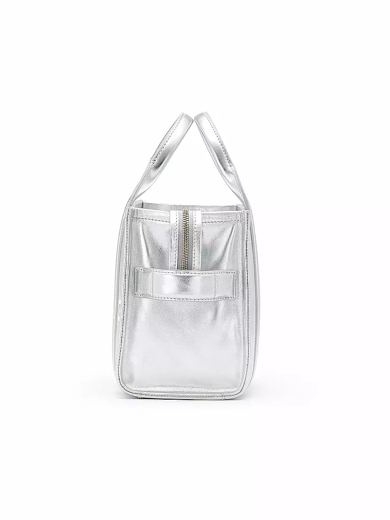MARC JACOBS | Bolso de cuero - Tote Bag THE SMALL TOTE LEATHER | Plata