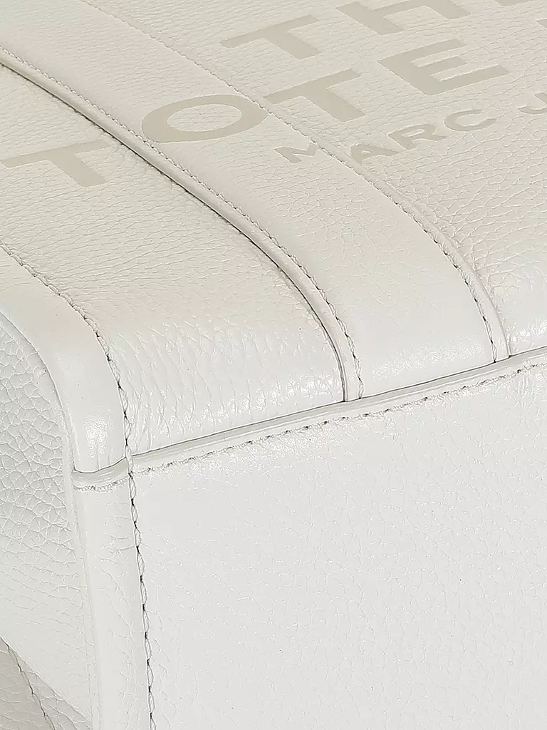 MARC JACOBS | Bolso de cuero - Tote Bag THE SMALL TOTE LEATHER | Blanco