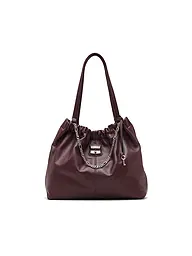 MARC JACOBS | Ledertasche -  Shopper THE TOTE | Rojo oscuro