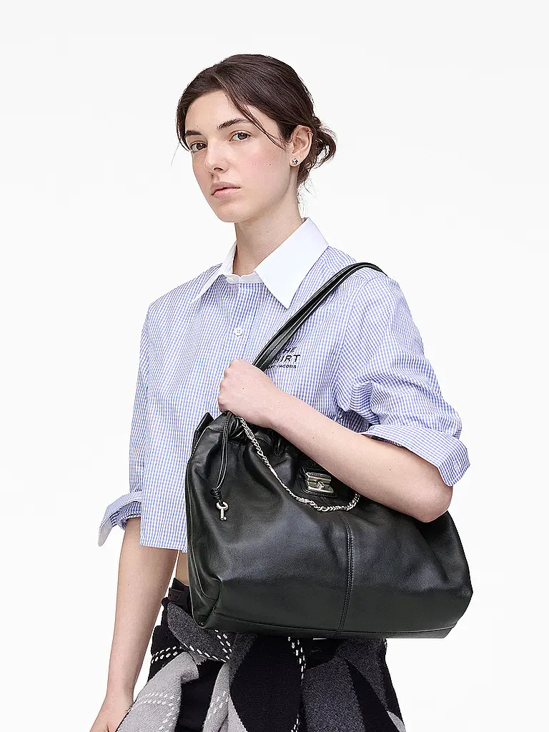 MARC JACOBS | Ledertasche -  Shopper THE TOTE | Negro