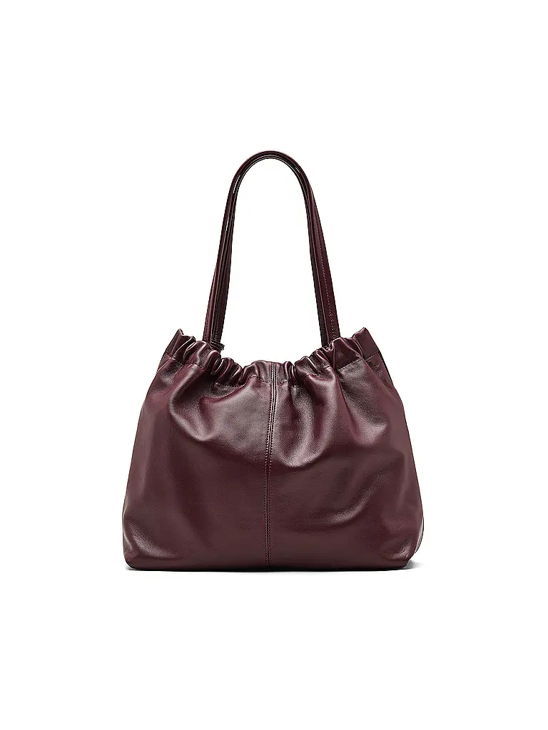 MARC JACOBS | Ledertasche -  Shopper THE TOTE | Rojo oscuro