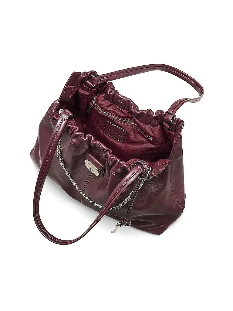 MARC JACOBS | Ledertasche -  Shopper THE TOTE | Rojo oscuro