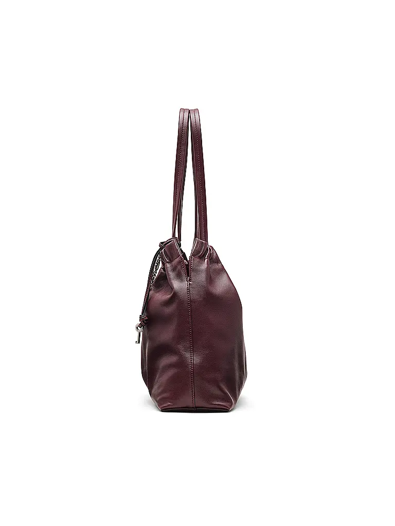 MARC JACOBS | Ledertasche -  Shopper THE TOTE | Rojo oscuro