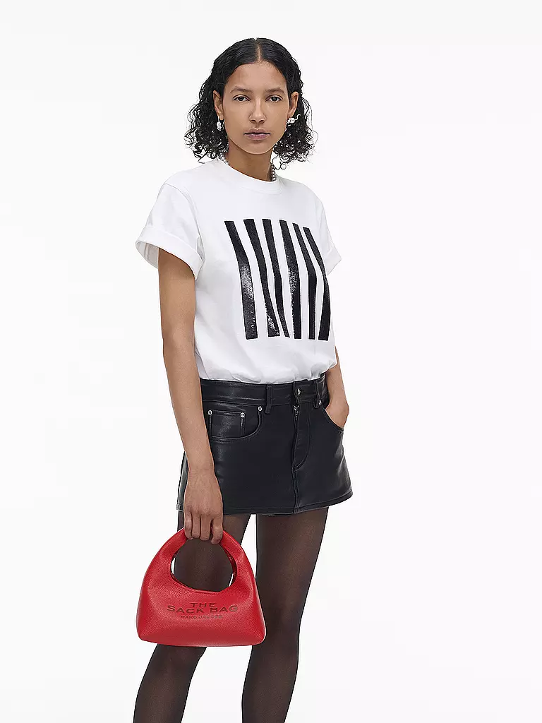 MARC JACOBS | Ledertasche - Henkeltasche THE MINI SACK  | Rojo