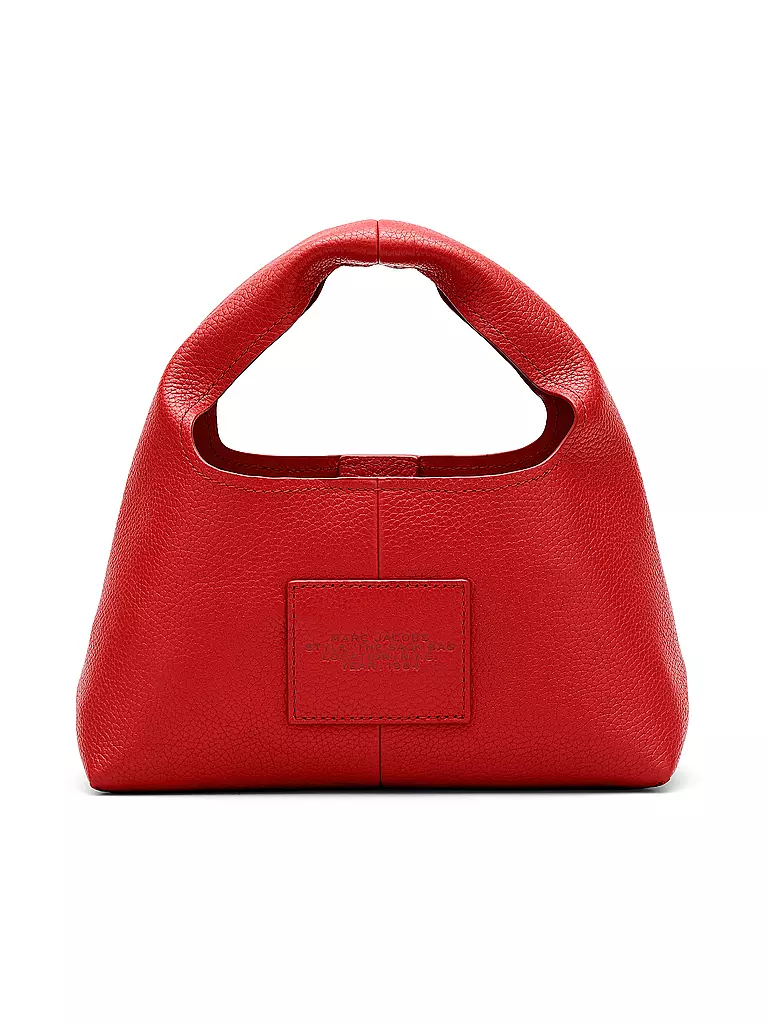 MARC JACOBS | Ledertasche - Henkeltasche THE MINI SACK  | Rojo