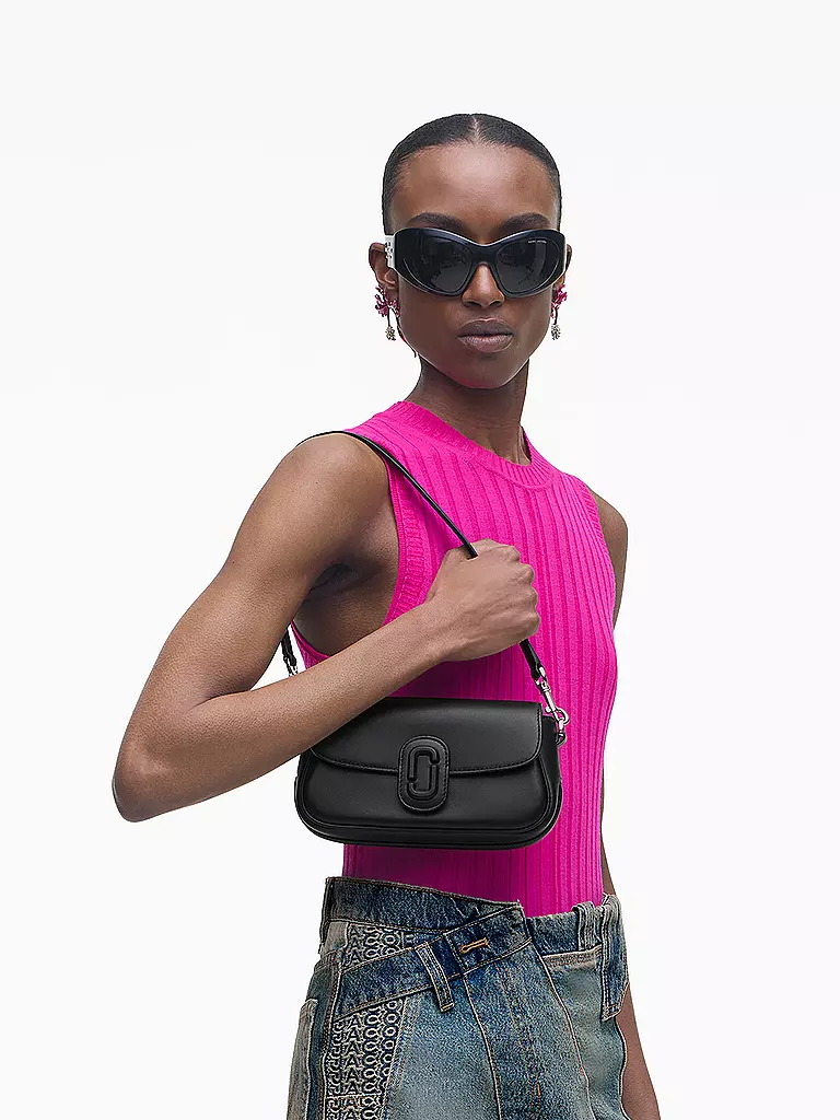 MARC JACOBS | Ledertasche - Mini Bag THE CLOVER SHOULDERBAG | Negro