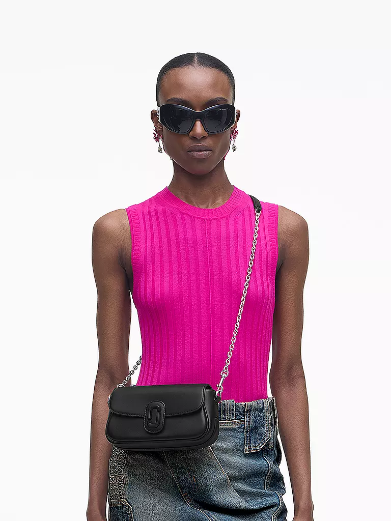 MARC JACOBS | Ledertasche - Mini Bag THE CLOVER SHOULDERBAG | Negro