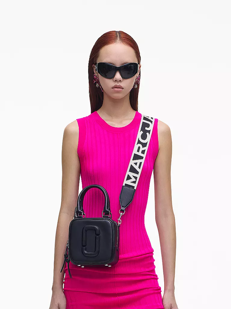 MARC JACOBS | Ledertasche - Mini Bag THE CUBE  | Negro