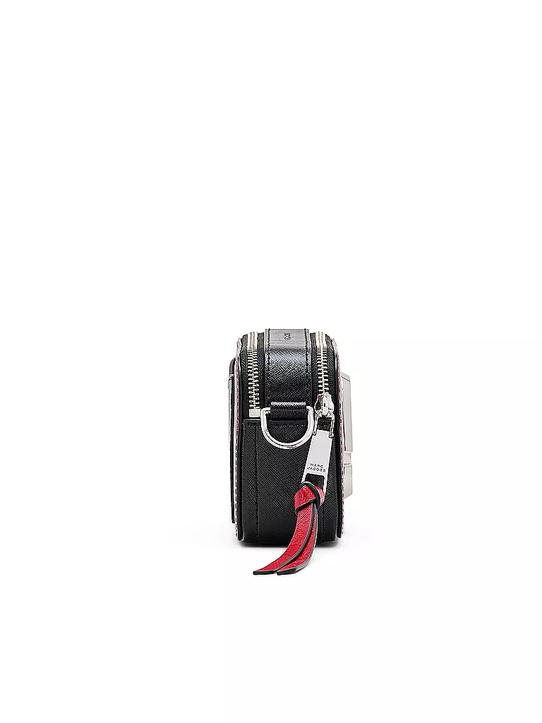 MARC JACOBS | Ledertasche - Mini Bag THE SNAPSHOT  | Rojo oscuro