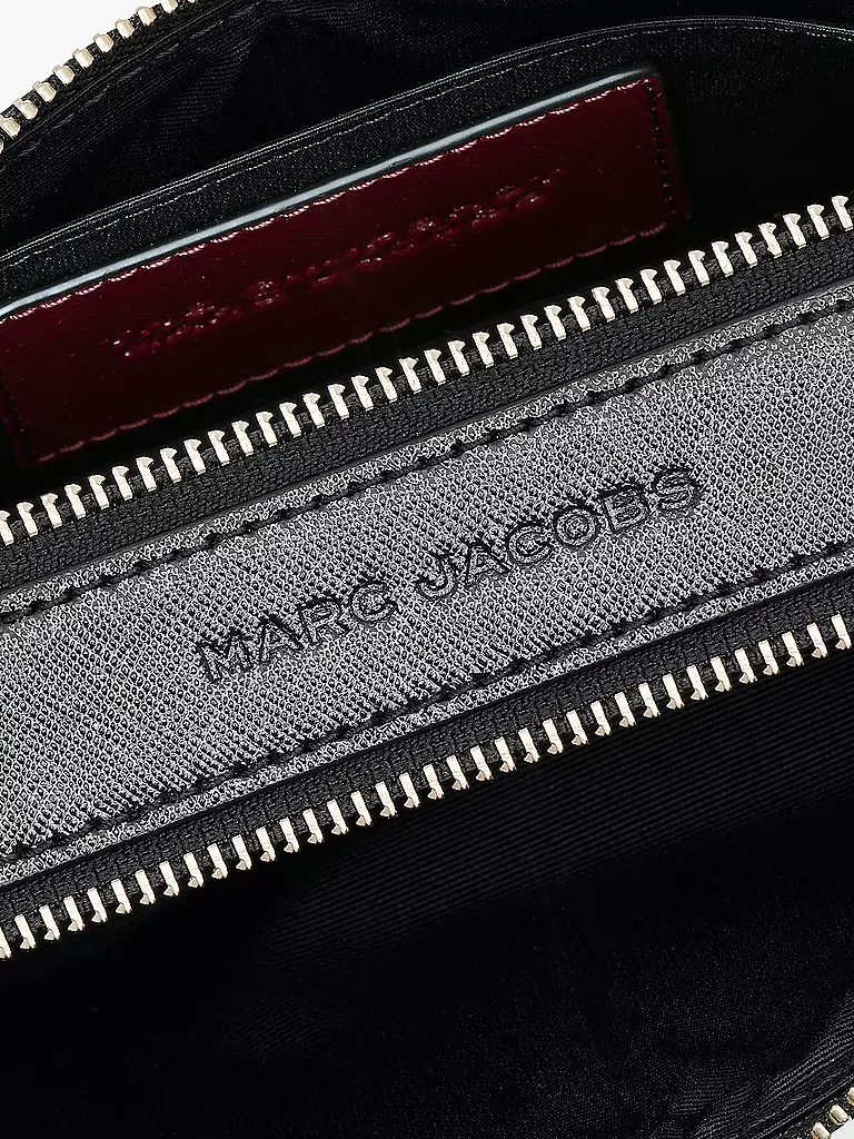 MARC JACOBS | Ledertasche - Mini Bag THE SNAPSHOT  | Rojo oscuro