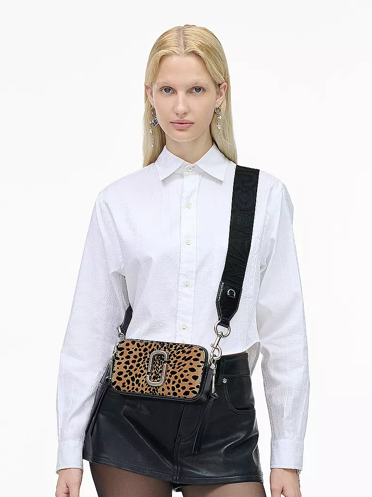 MARC JACOBS | Ledertasche - Mini Bag THE SNAPSHOT | Negro