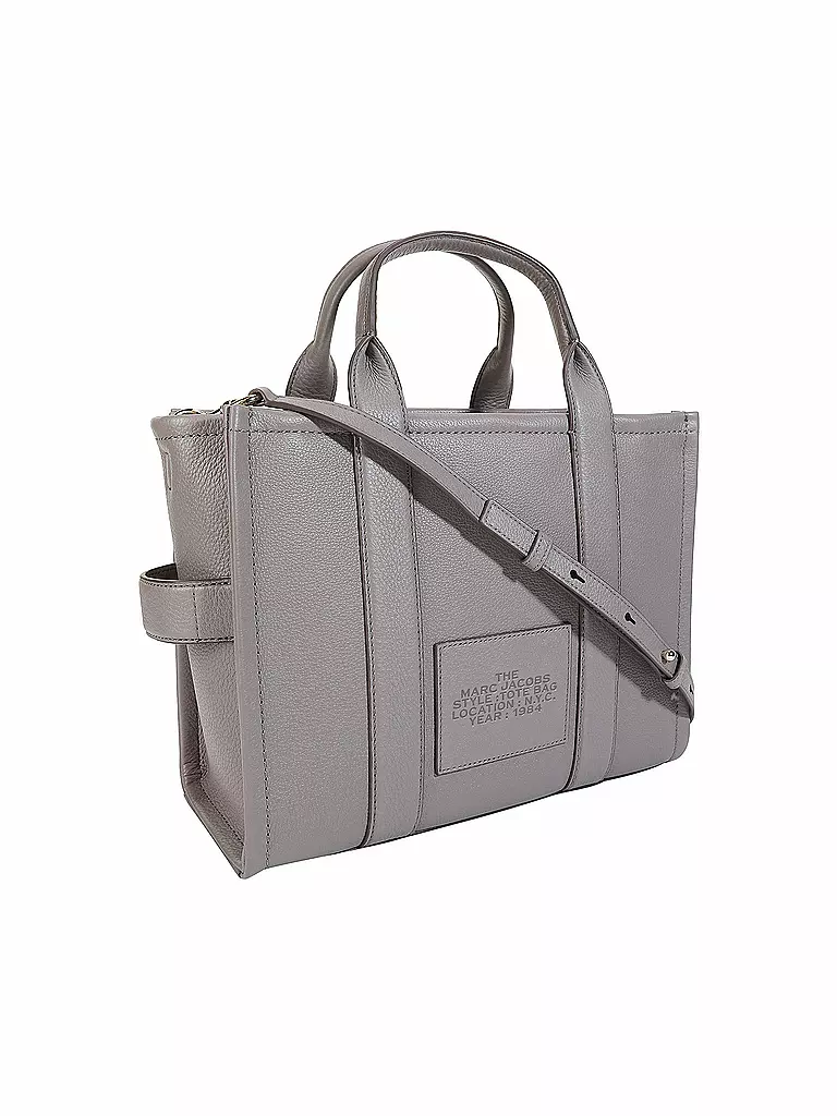 MARC JACOBS | Ledertasche - Tote Bag THE MEDIUM TOTE BAG LEATHER  | Gris