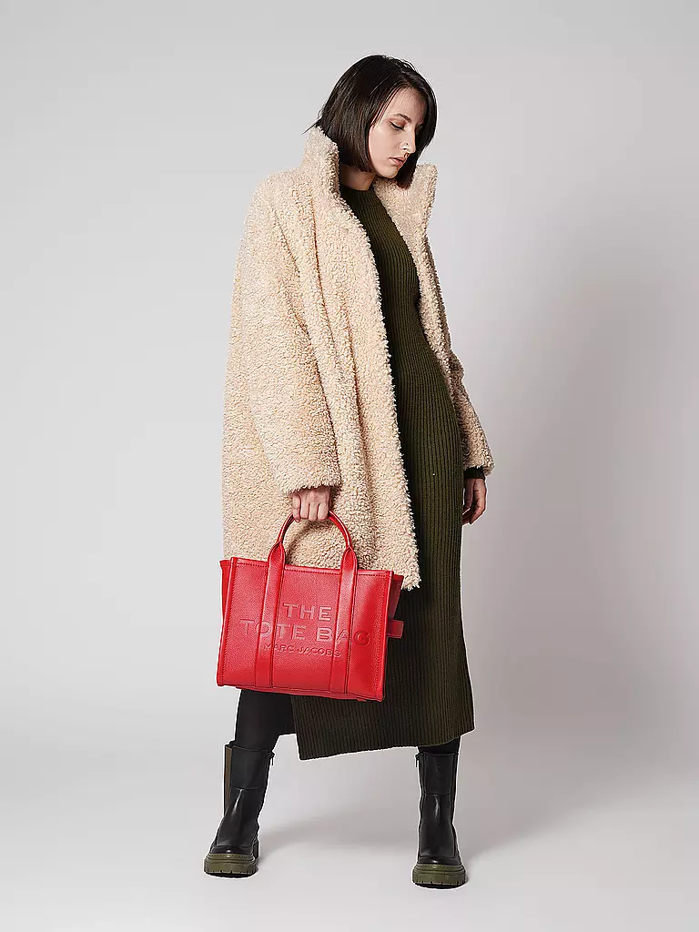 MARC JACOBS | Ledertasche - Tote Bag THE MEDIUM TOTE BAG LEATHER | Rojo