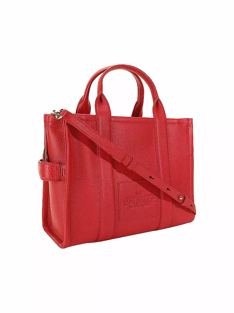 MARC JACOBS | Ledertasche - Tote Bag THE MEDIUM TOTE BAG LEATHER | Rojo