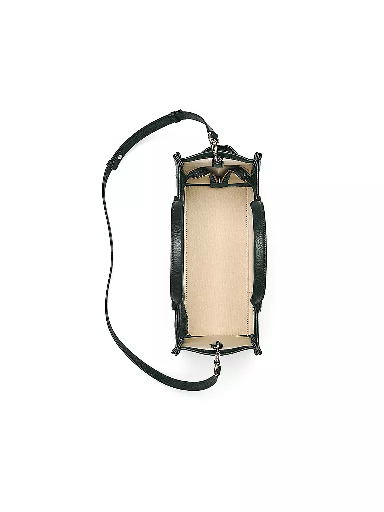 MARC JACOBS | Ledertasche - Tote Bag THE MEDIUM TOTE LEATHER | Verde oscuro
