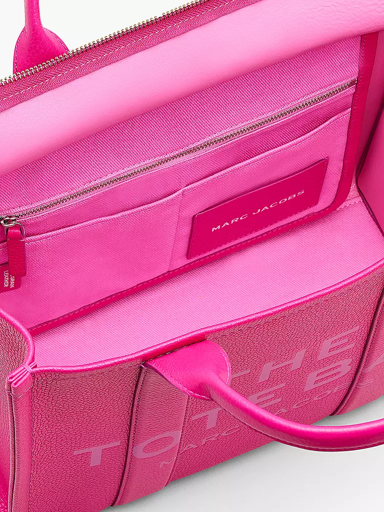 MARC JACOBS | Ledertasche - Tote Bag THE MEDIUM TOTE LEATHER | Fucsia