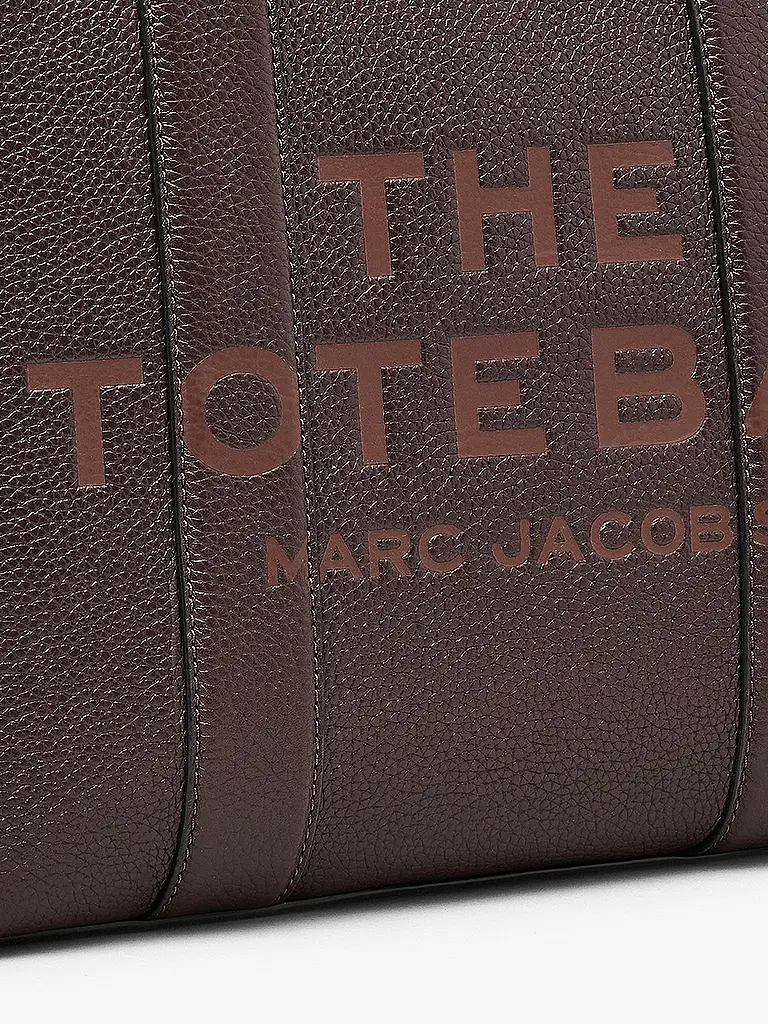 MARC JACOBS | Ledertasche - Tote Bag THE MEDIUM TOTE LEATHER | Marrón