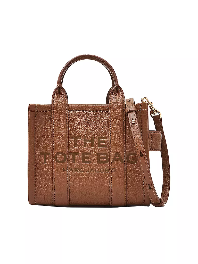 MARC JACOBS | Ledertasche - Tote Bag THE MINI TOTE | Camel