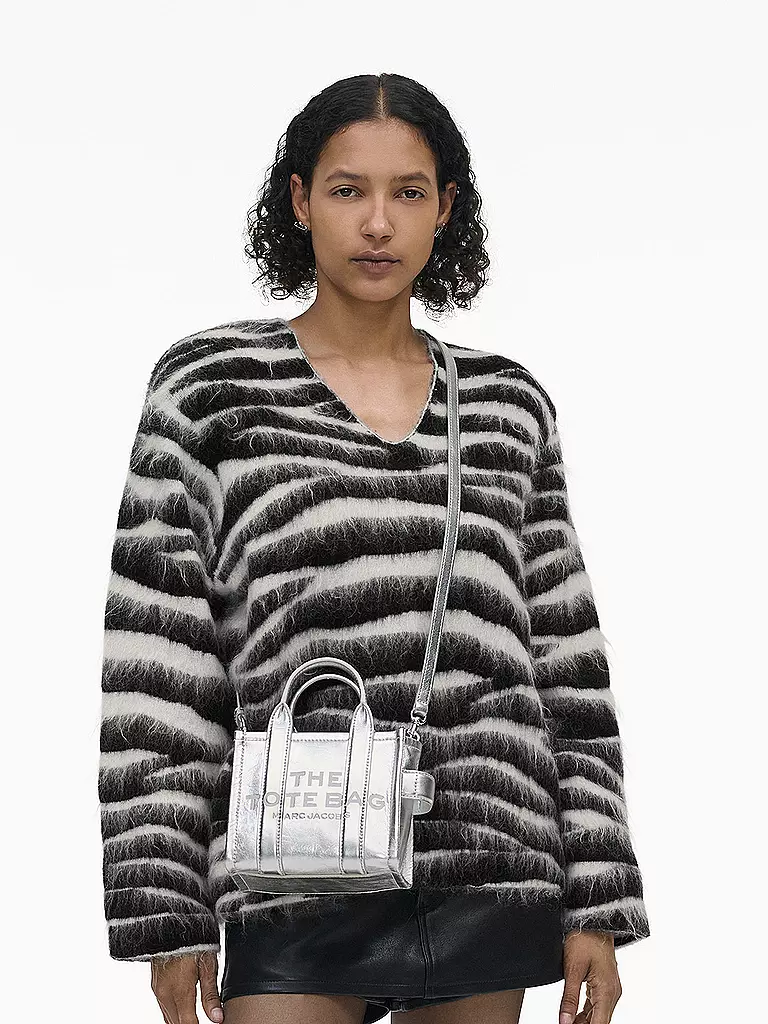 MARC JACOBS | Ledertasche - Tote Bag THE MINI TOTE | Plata