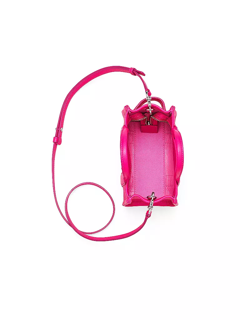 MARC JACOBS | Ledertasche - Tote Bag THE MINI TOTE | Fucsia