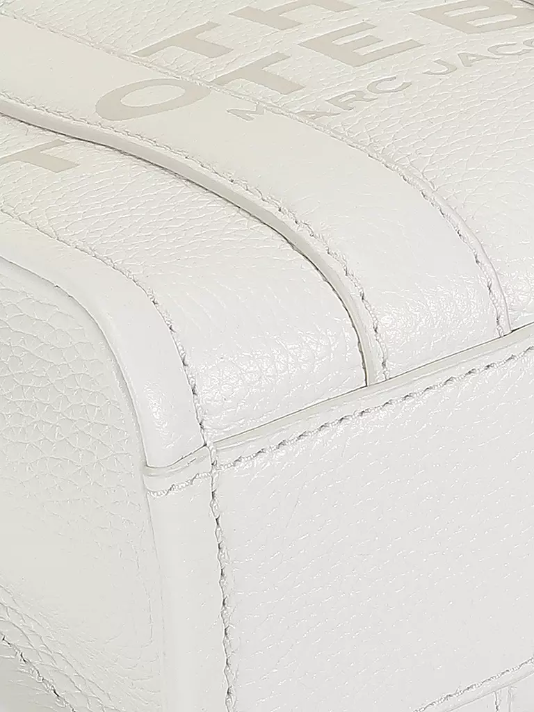 MARC JACOBS | Ledertasche - Tote Bag THE MINI TOTE | Blanco