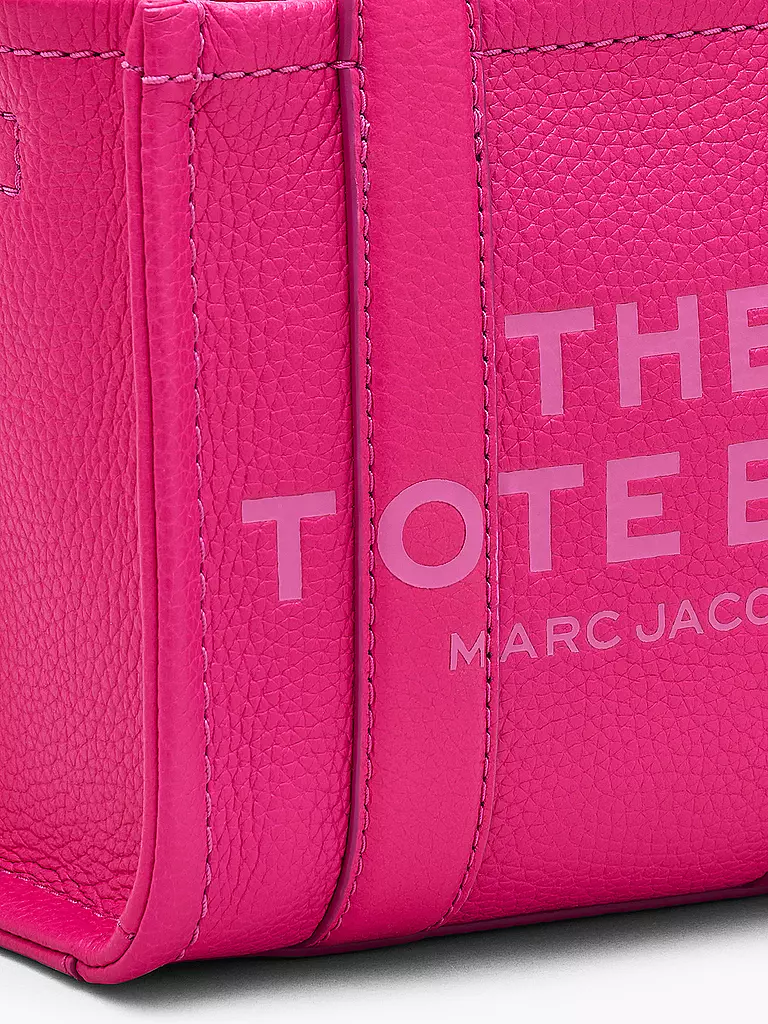 MARC JACOBS | Ledertasche - Tote Bag THE MINI TOTE | Fucsia