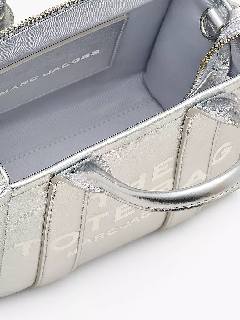MARC JACOBS | Ledertasche - Tote Bag THE MINI TOTE | Plata