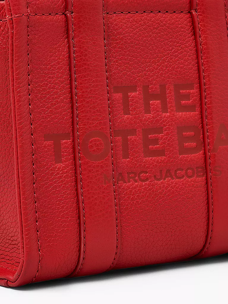 MARC JACOBS | Ledertasche - Tote Bag THE MINI TOTE | Rojo