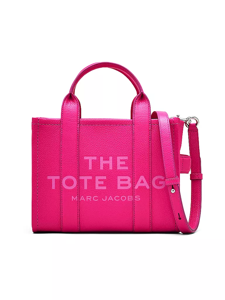 MARC JACOBS | Ledertasche - Tote Bag THE SMALL TOTE LEATHER | Fucsia